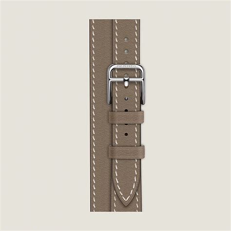 Band Apple Watch Hermès Double Tour 42 mm Attelage